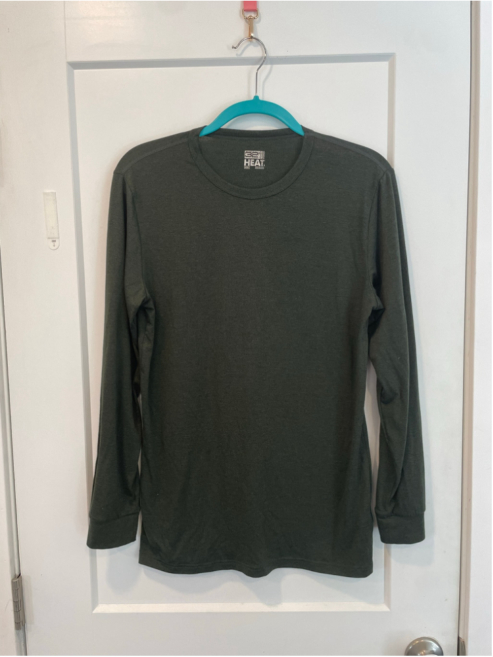 Men's 32 Degrees Heat Long Sleeve Tee M Green